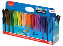 Potloden - kleurpotloden - Maped Color'Peps Infinity - driehoekig - doos - voordeelpakket - set van 144 assorti
