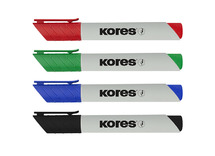 Stiften - whiteboard stiften - Kores - eco - set van 4 assorti