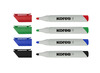 Stiften - whiteboard stiften - Kores - eco - set van 4 assorti