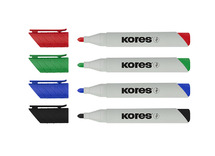 Stiften - whiteboard stiften - Kores - eco - set van 4 assorti