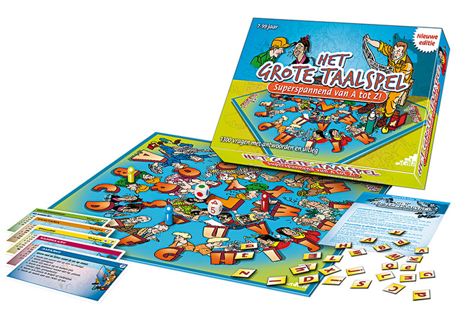 Taalspel - Het Grote Taalspel - oefenen op woordenschat, spelling, meervoud en meer - spel