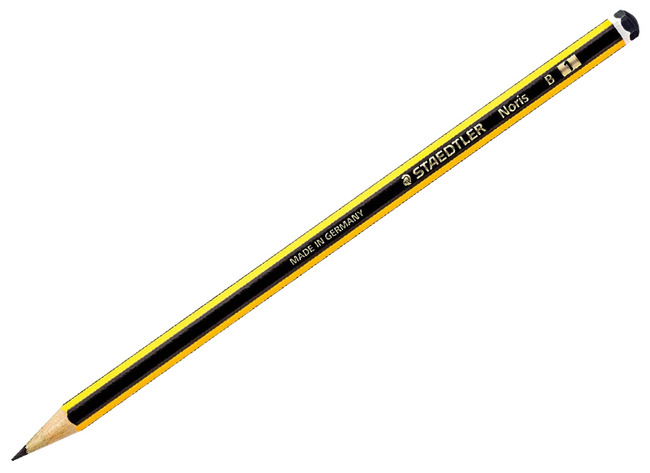 Potloden - grafietpotloden - Staedtler Noris - zeshoekig - doos - B - set van 12