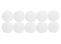 Magneten - 15 mm - wit - set van 10