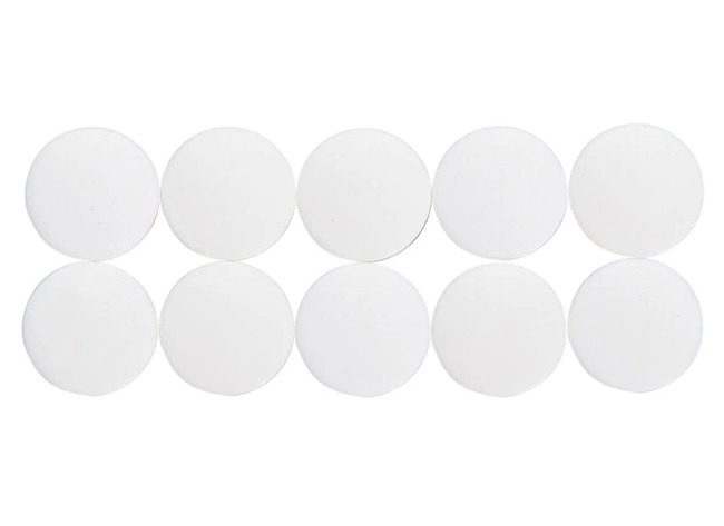 Magneten - 15 mm - wit - set van 10