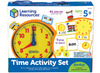 Klok - kloklezen - Learning Resources Time Activity Set - per spel