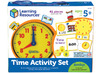 Klok lezen - Learning Resources - Time Activity Set - per spel