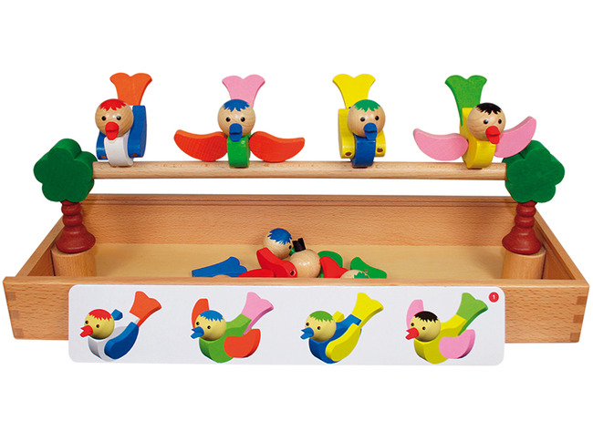 Kleur En Vorm - Nabouwen - Gogo Toys - Vogels - Magnetisch - Hout - Per Spel