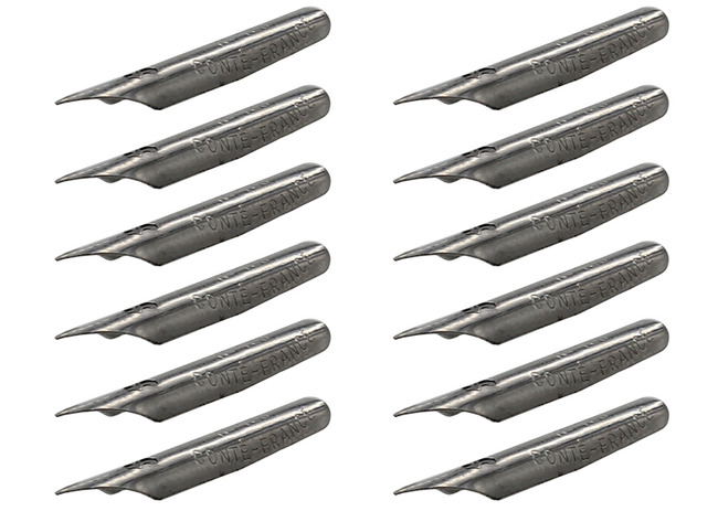 Pen - BIC Atome - tekenpenhouder vervangpennen - set van 12