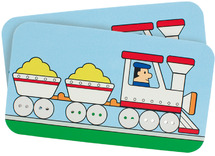 Motoriekborden - Handige Handen - junior - trein - fijne motoriek - set van 2