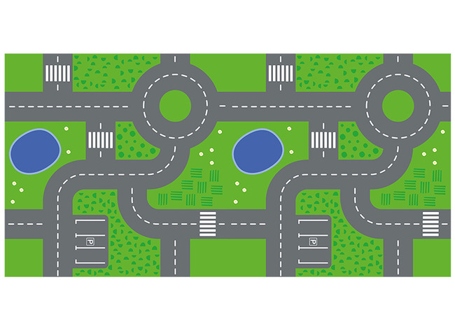 TAPIS DE JEU - VILLE 2