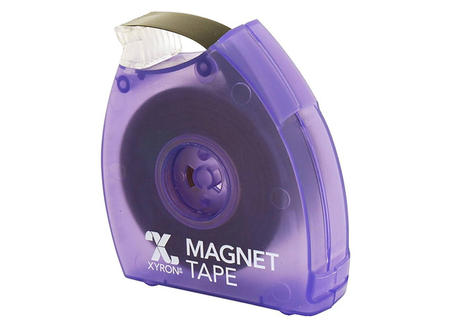 Aimants - bande magnétique - Xyron - 7 m x 19 mm - autocollant - par pièce