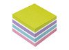 Memoblaadjes - zelfklevend - pastelkleuren - 75 x 75 mm - blok van 450 vellen
