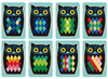 Kleur en vorm - Djeco - Moza Boo - mozaïek - uil - per spel