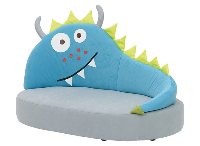 Speelmeubel - sofa monster - 89 x 140 x 80 cm - per stuk