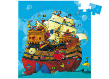 Themapuzzel - Djeco - schip - zeerovers - 54 stukjes - per stuk