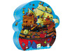 Themapuzzel - Djeco - schip - zeerovers - 54 stukjes - per stuk