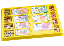 Geld - euro - rekengeld - sorteerdoos - per set