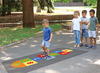 Matten - speelmat - hinkelen - 100 x 200 cm - vinyl - per stuk