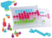 Bouwset - Educational Insights Design & Drill SeeThrough Creative Workshop - per set