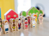 Speelgoed - figuren - Freckled Frog Children of the World - kinderen van de wereld - hout - set van 18