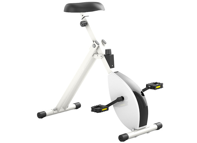 Deskbike - Small - lichaamshoogte 140/165 cm - wit - onderstel wit - per stuk