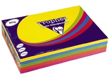 Papier - kopieerpapier - Clairefontaine Trophée - A4 - 80 g - felle kleuren assortie - pak van 500 vellen