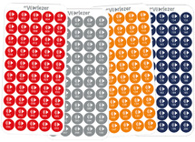 Voorleespen - De Voorlezer - stickers voor HH8593 - leren lezen - set van 800