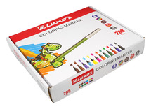 Stiften - kleurstiften - Luxor - economy - dunne punt - voordeelpakket - set van 288 assorti