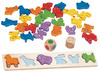 Kleur en vorm - Gogo Toys - dieren - hout - per spel