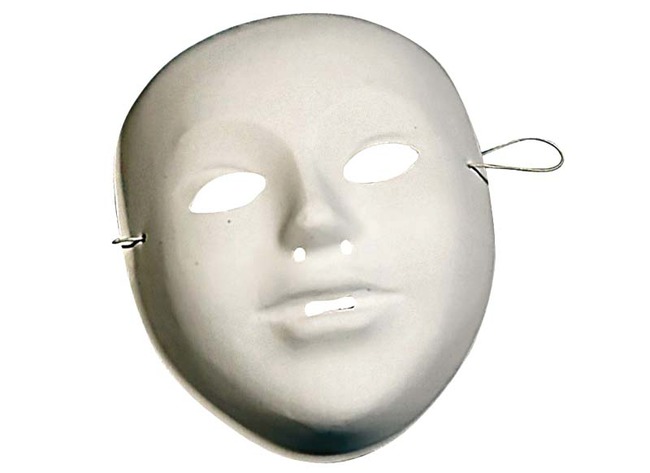 Maskers - Plastic - Kinderen - Set Van 12