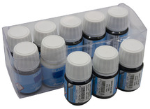 Verf - glasverf - Darwi - 10 x 30 ml - set van 10 assorti