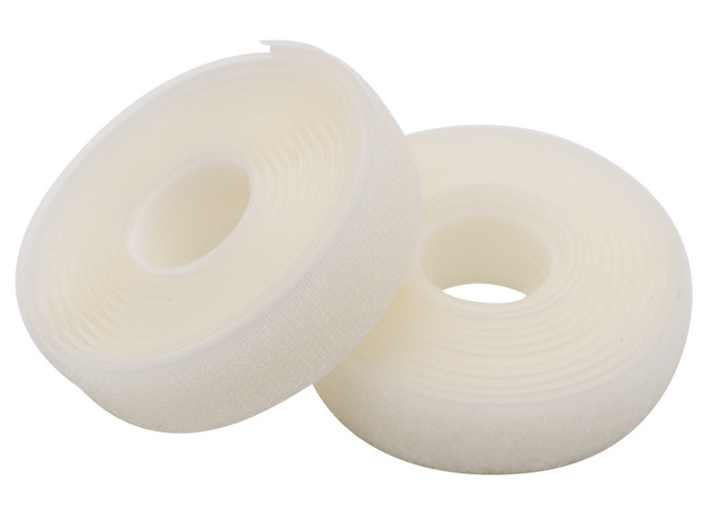 Klittenband - Folia - haak en fluweel - wit - zelfklevend - 2 cm x 2 m - op rol - per stuk