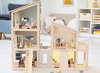 Poppenhuis - 82,5 x 28 x 74 cm - hout - per stuk