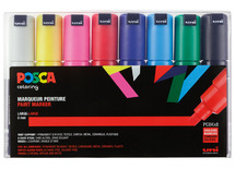 Stiften - verfstiften - Posca PC8K - set van 8 assorti