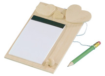 Bord - memobord - hout - motieven - per stuk