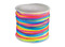 Draad - macramé - regenboog - 0,2 cm diameter - bobijn van 50 m - per stuk
