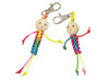 Draad - macramé - regenboog - 0,2 cm diameter - bobijn van 50 m - per stuk