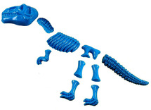 Mallen - skelet - dinosaurus - zand - per set