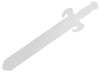 Figuren - karton - zwaard - ridder - blanco - set van 6