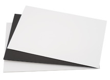 Folie - krimpfolie - toverplastic - A4 - transparant, zwart, wit - set van 30
