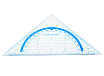 Latten - geodriehoek - Astra - kunststof - 14 cm - per stuk