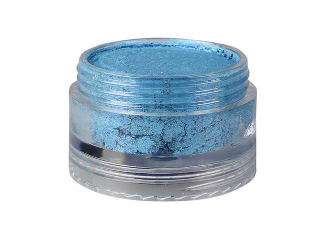 Schmink - AQ - potje - metal blauw - per stuk
