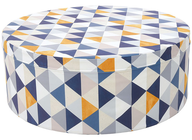 Zitkussen - Poef - groot - driehoekjes - per stuk