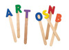 Letters - foam - voordeelpakket - set van 2208 assorti