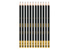 Potloden - grafietpotloden - Kores - 2H, H, F, HB, B, 2B, 3B, 4B, 5B, 6B, 7B, 8B - driekantig - doos - set van 12 assorti