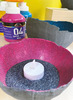 Verf - acrylverf - 6 x 500 ml - glitter - set van 6 assorti
