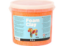 Boetseerklei - Foam Clay - 560 g - oranje - per stuk