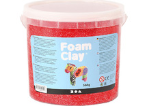 Boetseerklei - Foam Clay - 560 g - rood - per stuk