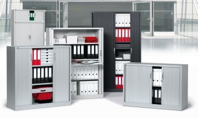 ARMOIRE MéTALIQUE PORTES VOLETS 115 CM