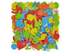 Stickers - foam - kleine letters - 5 cm - zelfklevend - set van 380 assorti